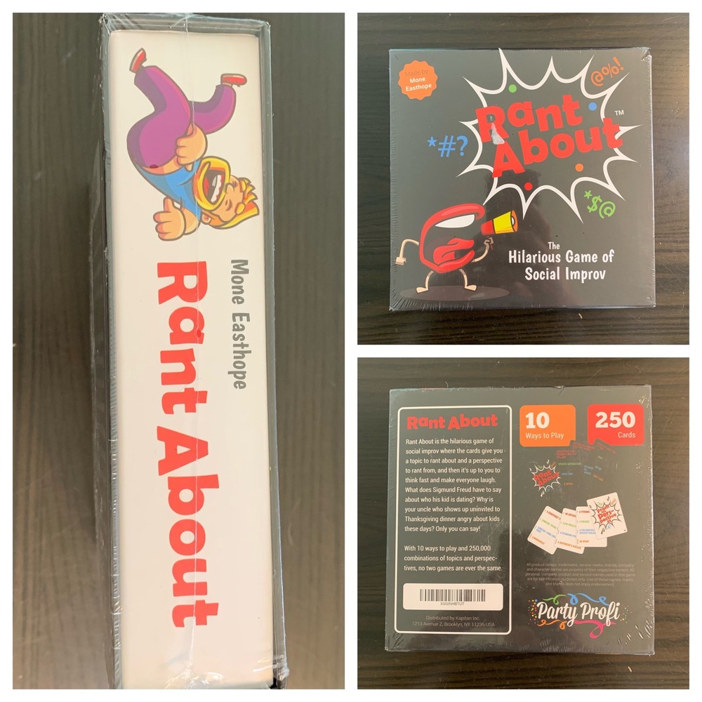 Rant About The Hilarious Game of Social‎ Improv Party Profi Card Game